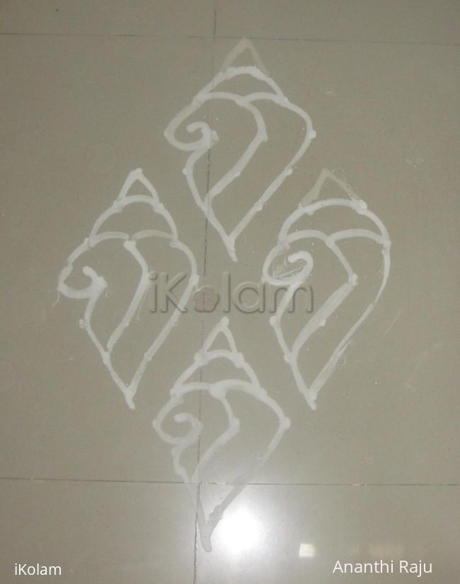 Rangoli: Shanku kolam