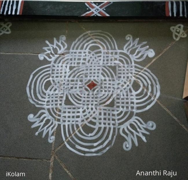 Rangoli: Thai Poosam kolam Rangoli: Thai Poosam kolam