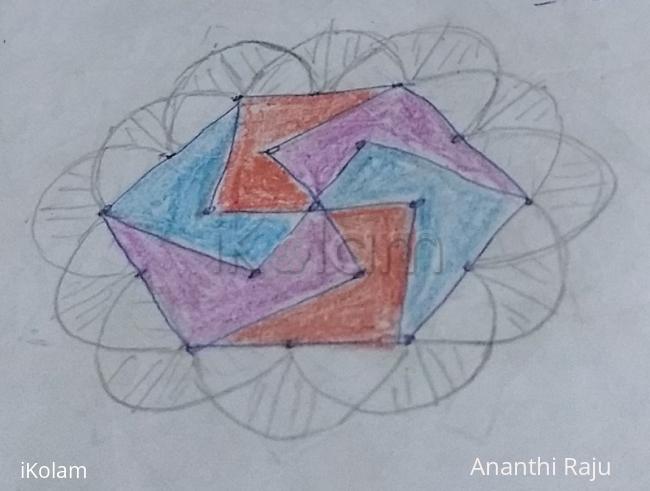 colour kolam