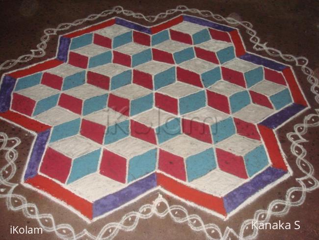 Rangoli: Bricks