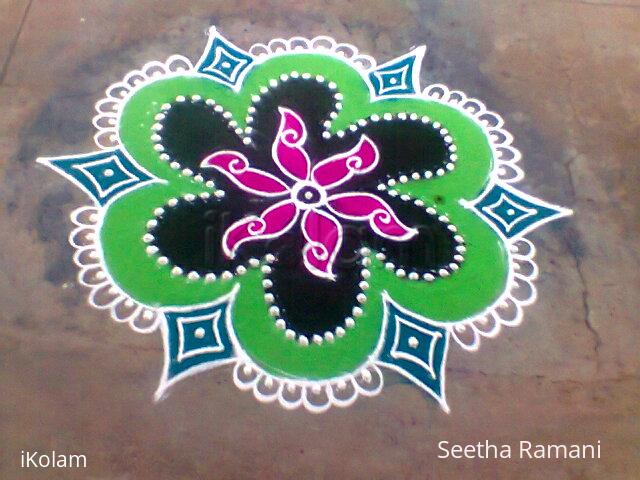 Rangoli: Freehand rangoli