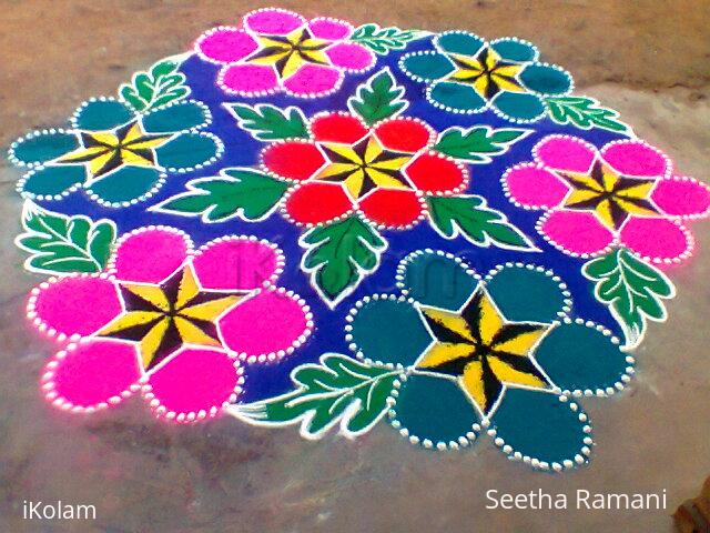 Rangoli: dotted kolam
