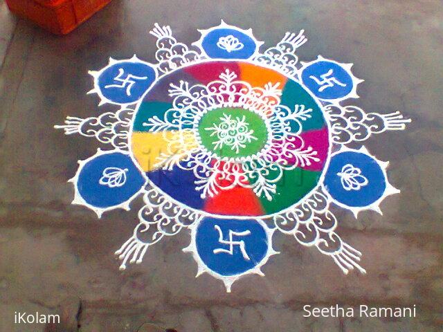 Rangoli: Freehand rangoli Rangoli: Freehand rangoli