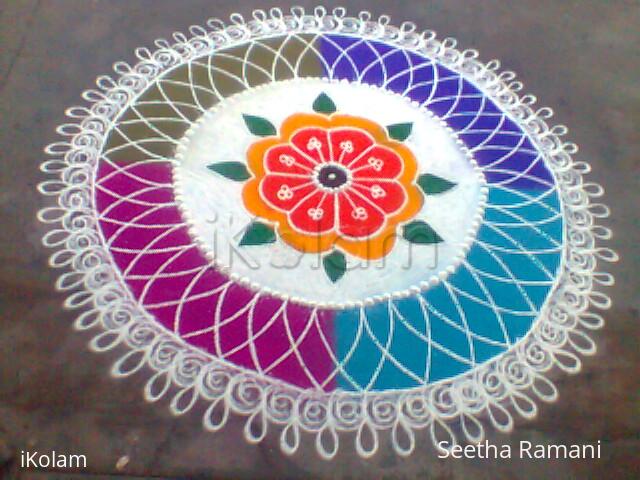 Rangoli: Freehand rangoli Rangoli: Freehand rangoli