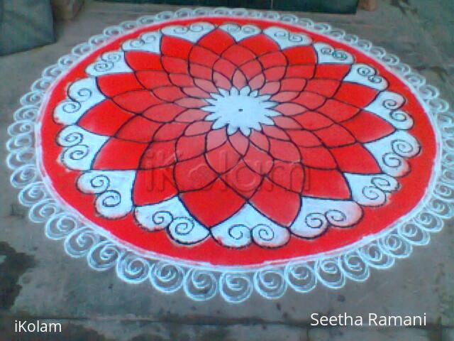 Rangoli: Margazhi day 4 rangoli