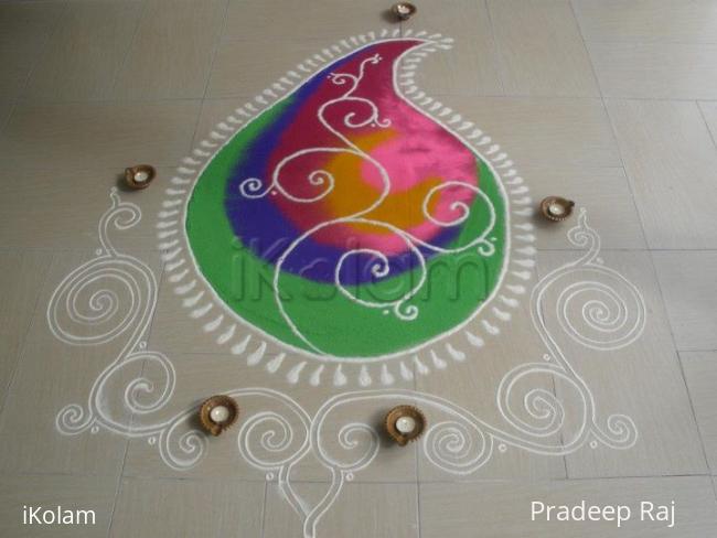 Rangoli: diwali dinner