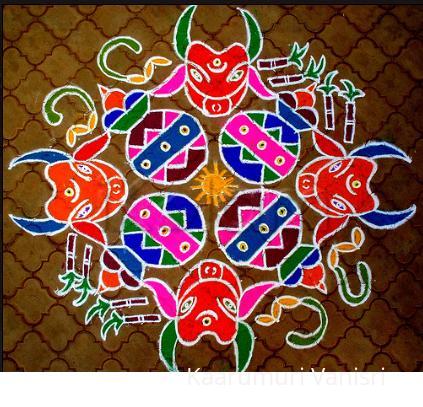 Rangoli: Pongal muggu