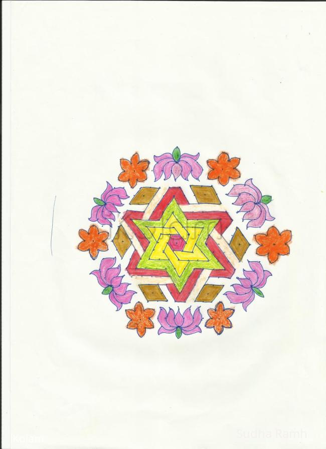 Rangoli: margazhi kolam Rangoli: margazhi kolam