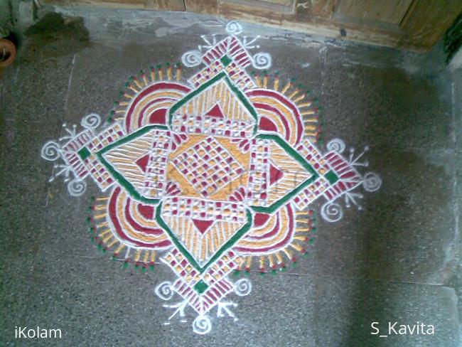 Rangoli: freehand