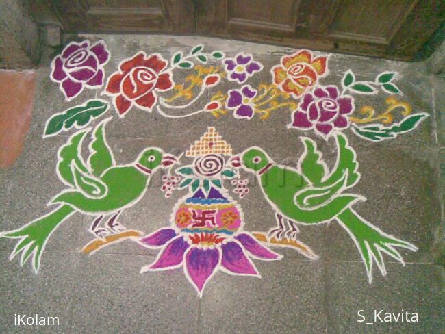 Rangoli: freehand