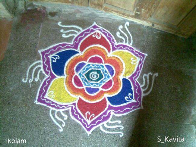 Rangoli: freehand