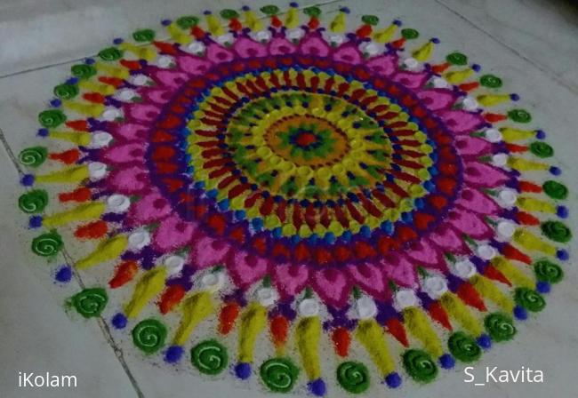 Rangoli: freehand