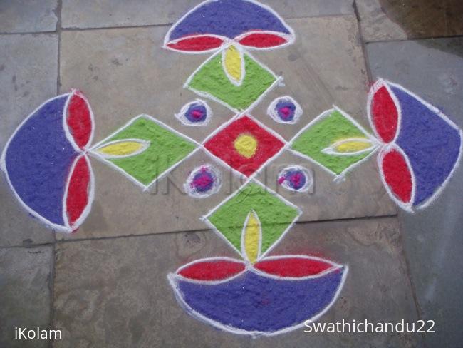 Rangoli: Karthika Pournami