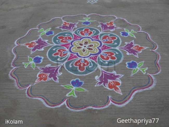 Rangoli: My New Year Creation
