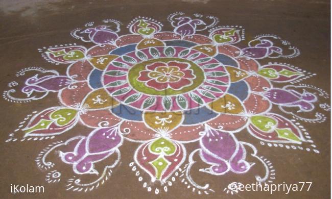 Rangoli: Pongal rangoli Rangoli: Pongal rangoli