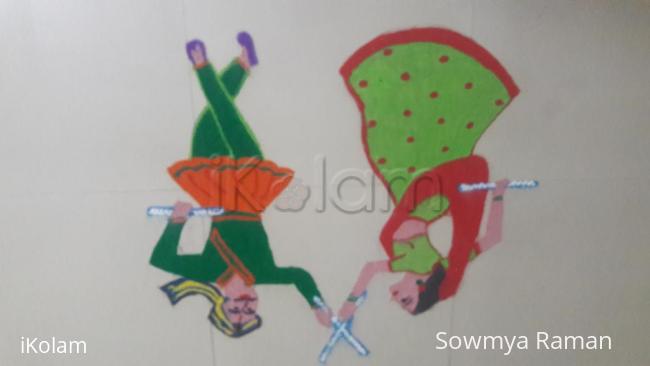 Rangoli: Dussehra 2016