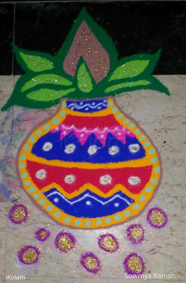 Rangoli: Navratri - Day 4 Rangoli: Navratri - Day 4