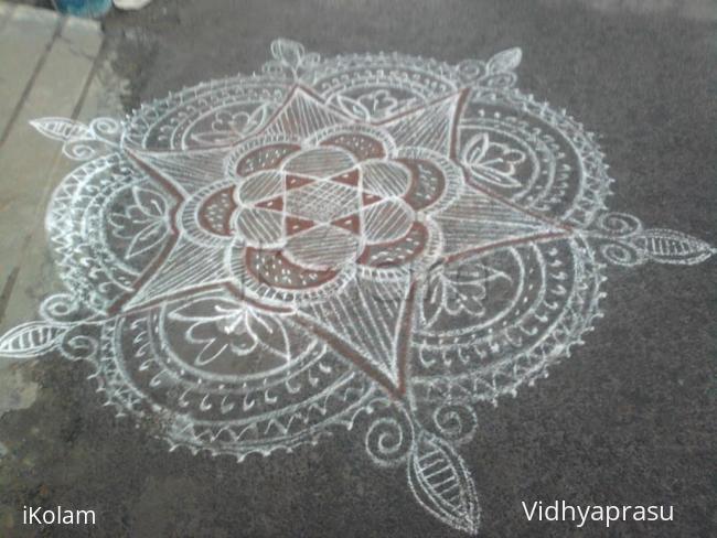 Rangoli: Rangoli on marzgali tuesday