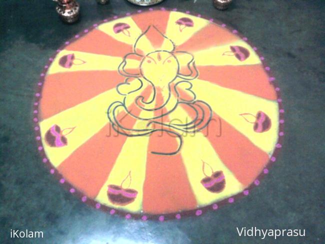 Rangoli: Vinayakar Chathurthi Rangoli