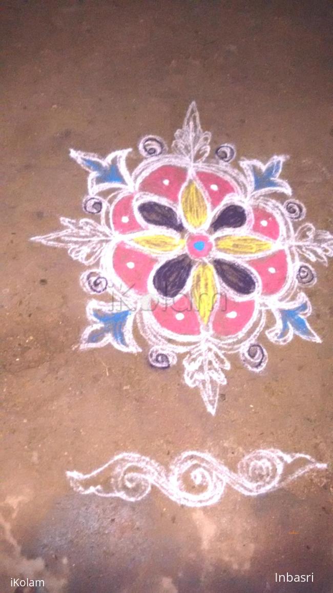 Rangoli: Auspicious Friday Kolam Rangoli: Auspicious Friday Kolam