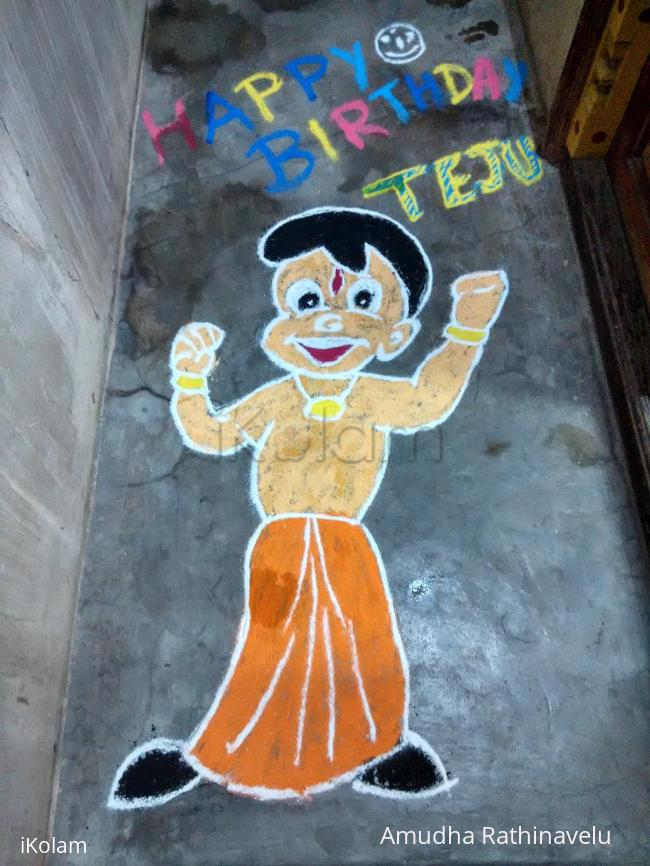 Rangoli: Choota Bheem Rangoli: Choota Bheem
