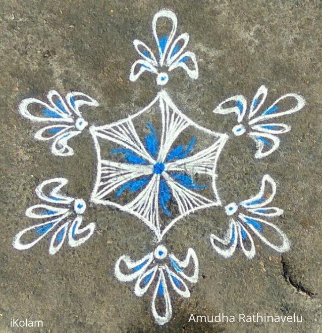 Rangoli: Simple kolam