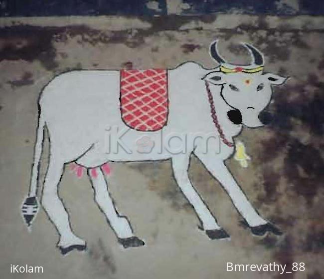 Rangoli: Mattu Pongal Kolam