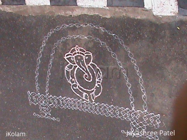 Rangoli: Ganapathi