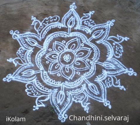 Rangoli: freehand rangoli