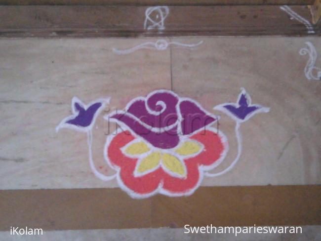 Rangoli: margazhi kolam