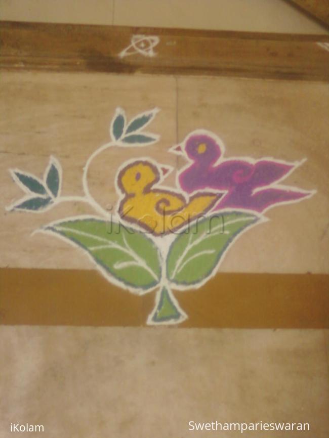 Rangoli: apartment kolam