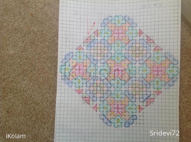 Rangoli: Dotted kolam