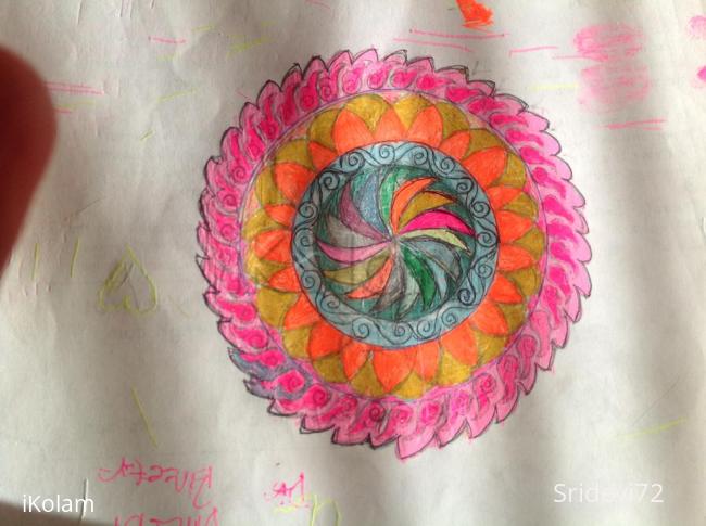 Rangoli: Freehand rangoli