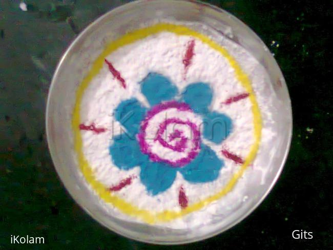 Rangoli: Water Rangoli Rangoli: Water Rangoli