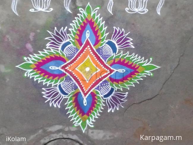 Rangoli: free hand