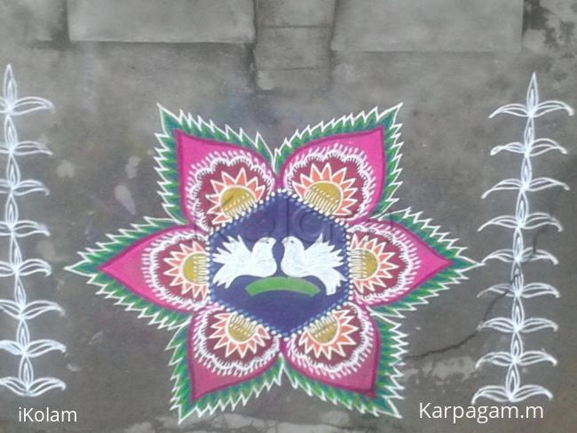 Rangoli: free hand