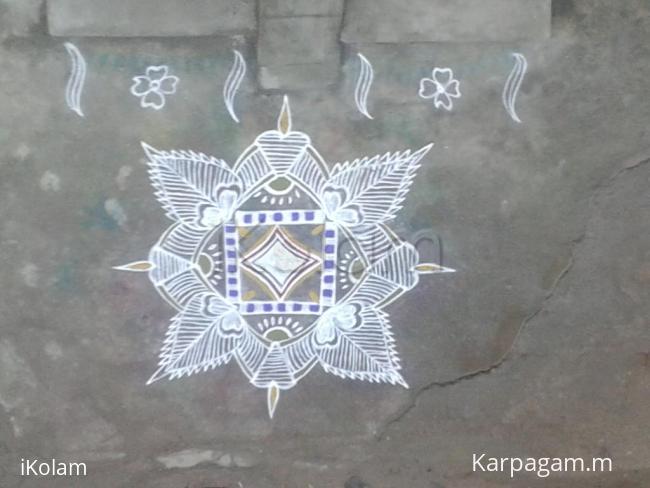 Rangoli: free hand