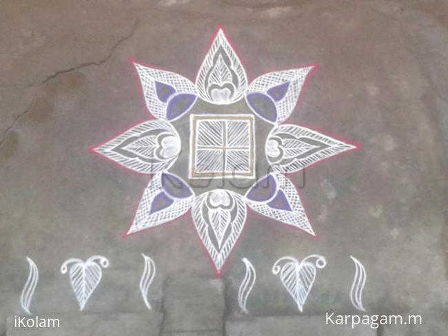 Rangoli: free hand