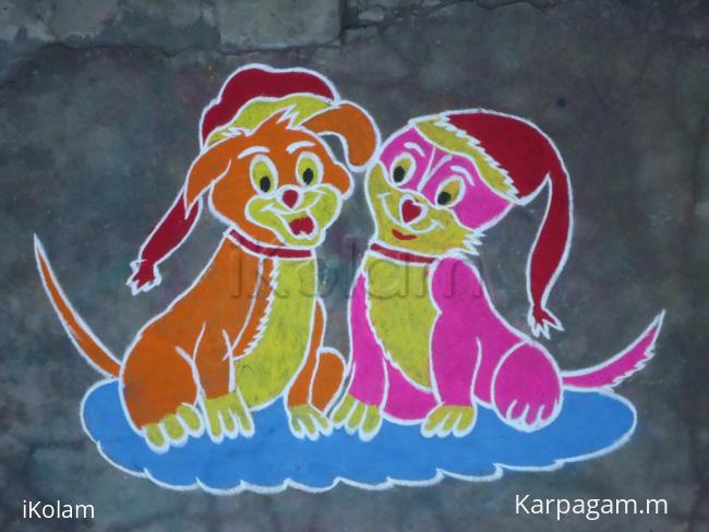 Rangoli: Pet Kolam