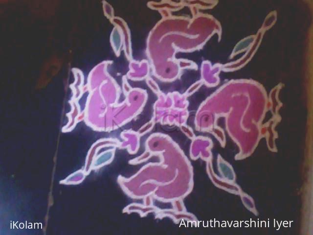 Rangoli: Ducks kolam
