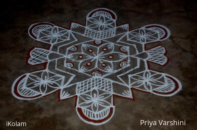 Rangoli: Margazhi kolam 13
