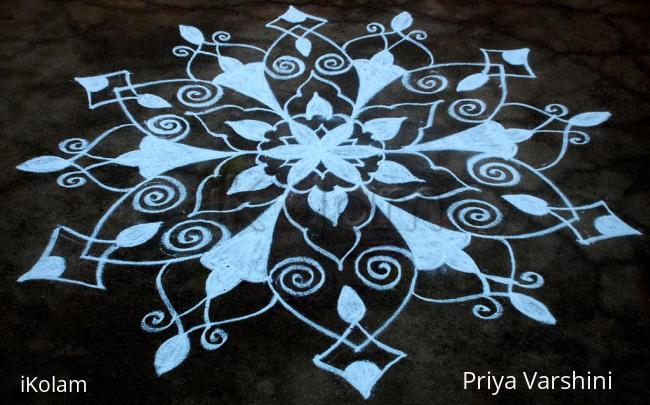 Rangoli: Margazhi kolam 17 Rangoli: Margazhi kolam 17