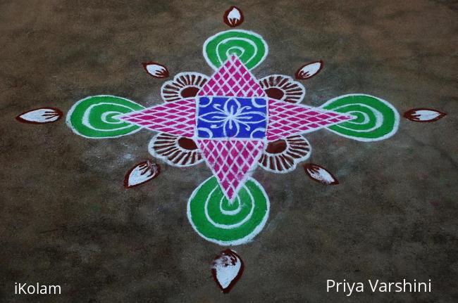 Rangoli: Simple Kolam for friday