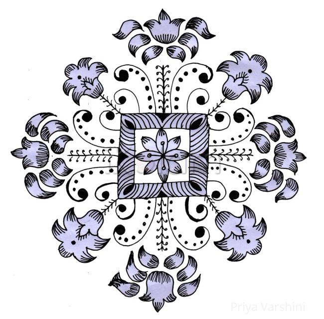 Rangoli: Simple Rangoli Rangoli: Simple Rangoli
