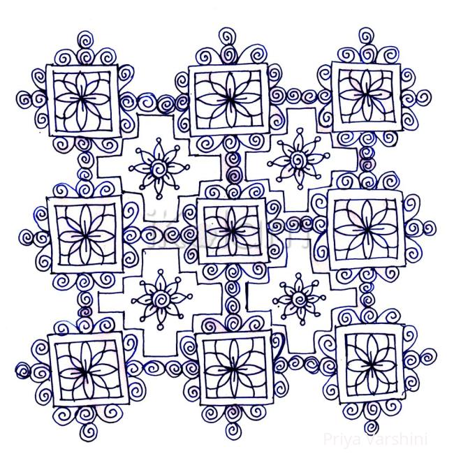 Rangoli: Simple Rangoli