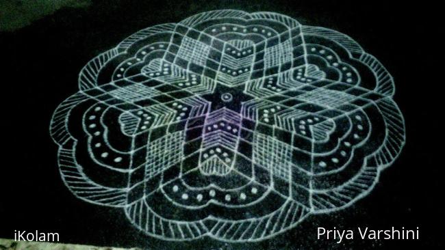 Rangoli: Dotted kolam TNPSC exam special wishes to all.