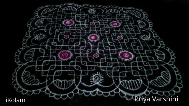 Rangoli: Chikku kolam.