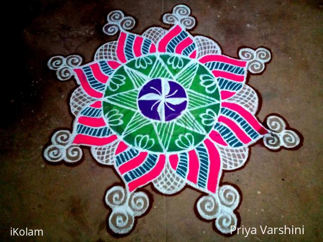 Rangoli: margazhi kolam 