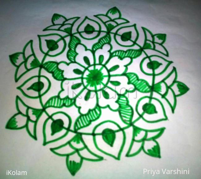 Rangoli: margazhi kolam 