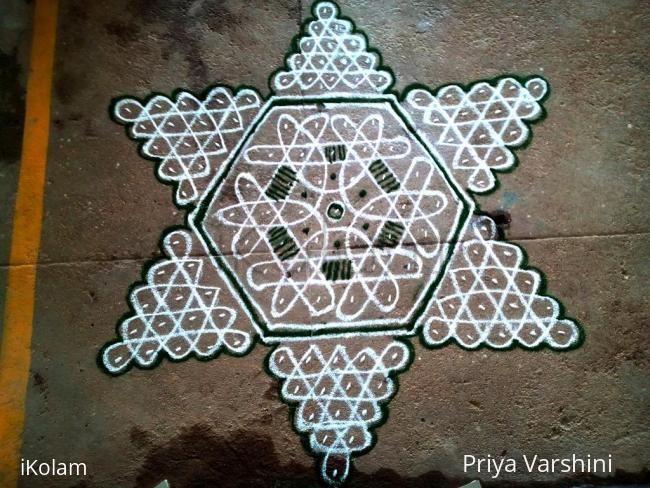 Rangoli: dotted rangoli